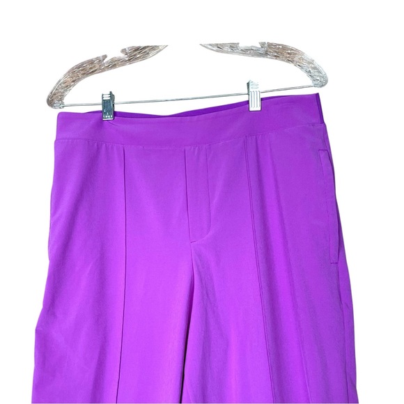 ATHLETA Women Size 10 Brooklyn Heights Vienna Slim Purple Pockets Lightweight - Picture 3 of 12